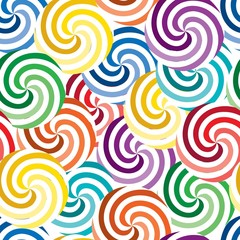 Fototapeta na wymiar Seamless vivid swirl pattern