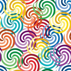 Seamless vivid swirl pattern