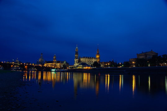 Dresden Altstadt Nacht - Dresden old town night 12