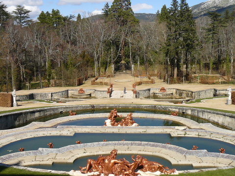 Fuente del Palacio de La Granja de San Ildefonso, Segovia