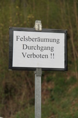kurioses Schild