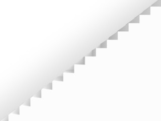 White staircase