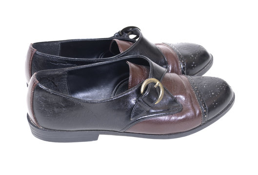 Leather Saddle Shoes