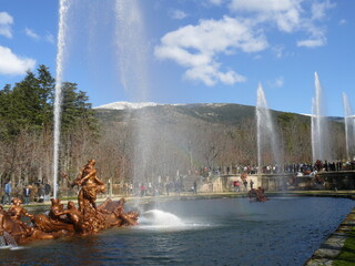 Fuente del Palacio de La Granja de San Ildefonso, Segovia