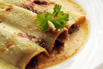 Cannelloni al forno di carne