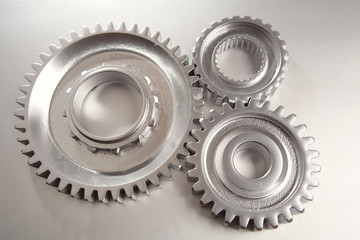 Metal cog gears