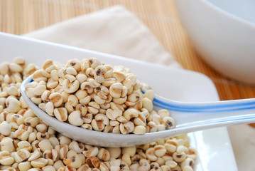 Dried barley seeds as food ingredients