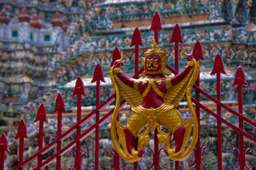 Obraz premium Detail - Arun Wat, Arun Temple, Bankok, Thailand