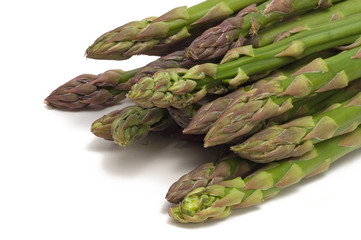 Frischer grüner Spargel