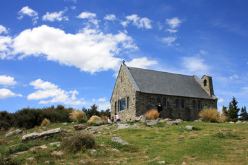 Fototapeta na wymiar Parafia Dobrego Pasterza w Nowej Zelandii
