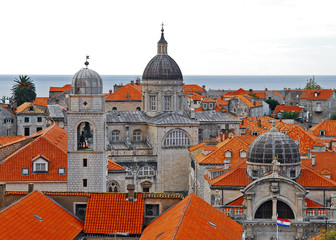 D&auml;cher und kirchen von Dubrovnik