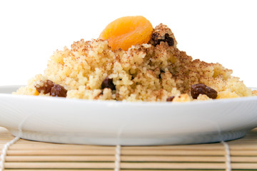 Süßer afrikanischer Couscous