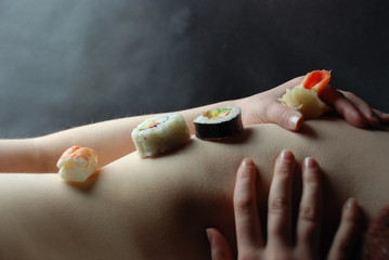 sushi body - obrazy, fototapety, plakaty