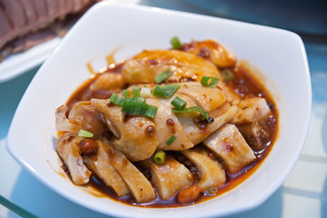 Appetizers spicy chicken