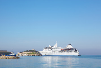 Fototapeta na wymiar Holiday cruise liner