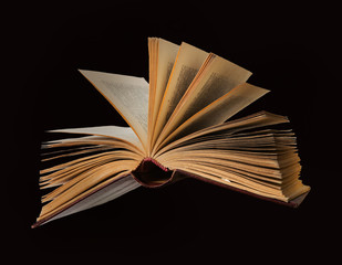 flying opened book