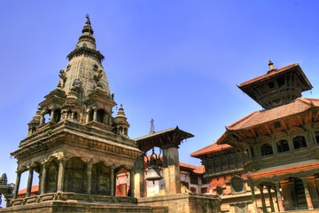 Fototapeta na wymiar Temple in Bhaktapur (Nepal)