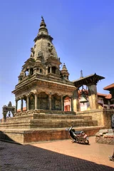 Fototapete Rund Temple in Bhaktapur (Nepal) © XtravaganT