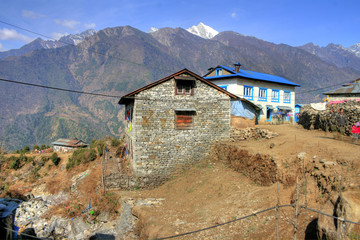 Fototapeta na wymiar Nepal / Himalaya - Lukla Village
