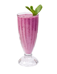 blackberry cocktail isolated