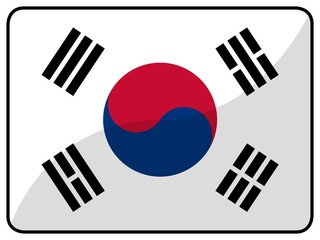 drapeau corée du sud south korea flag