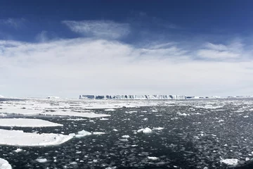 Rolgordijnen Icebergs on Antarctica © Gentoo Multimedia