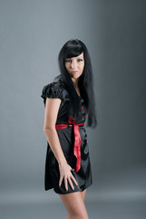 Woman with beauty hairs