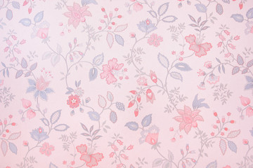 Vintage floral wallpaper