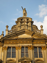 Fototapeta na wymiar Detail eines historischen Gebäudes in Brüssel