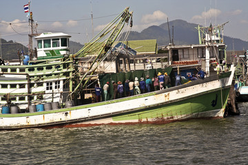 wooden local fisherboat