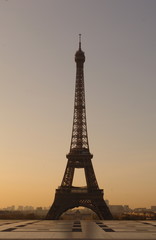 Eiffel Tower at dawn