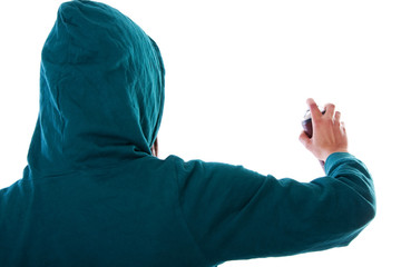 jugendliche beim sprayen