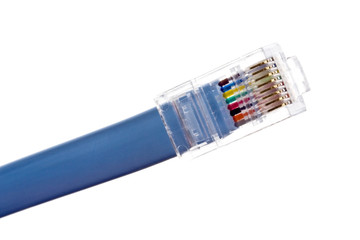 Blue network cable