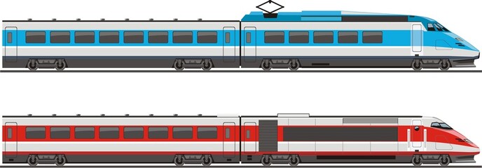 two trains