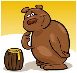 bear and honey