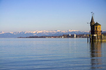 Hafen in Konstanz, Bodensee, Deutschland