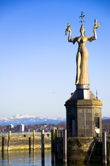Imperia, Konstanz, Hafen, Bodensee