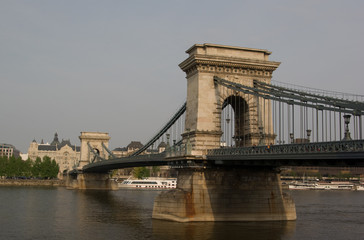 Obraz premium chain bridge budapest