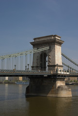 Obraz premium chain bridge budapest