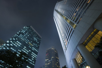 Fototapeta na wymiar modern building skyscrapers