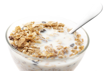 Muesli with milk