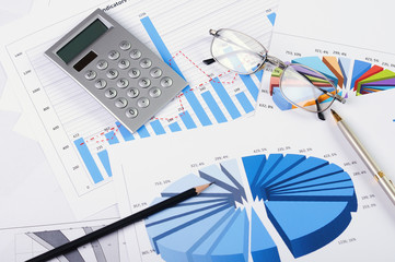 charts and graphs of sales