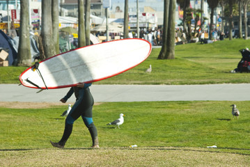 venice beach surfer