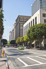 Fototapeta na wymiar Los Angles s oliwek ulica