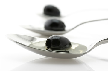 Black olives in oil