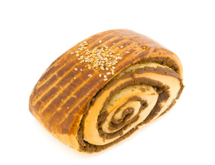 bun isolated close up