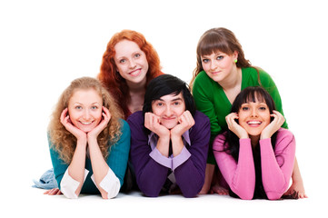 Obraz premium cheerful company