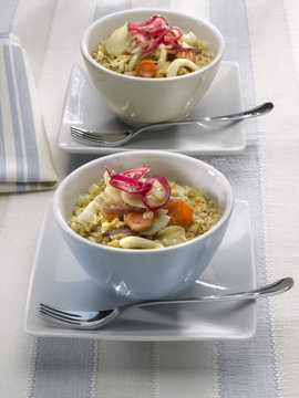 curry de calamars au burghul