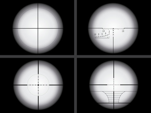 Sniper sight view