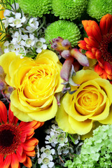 Fresh Flowers at a Market